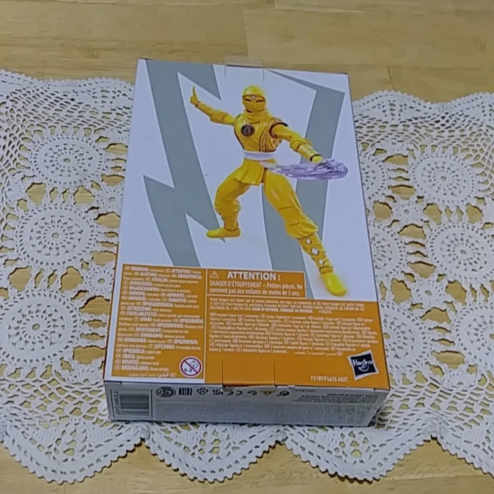 Power Rangers lightning collection Mighty Morphin Ninja Yellow Ranger